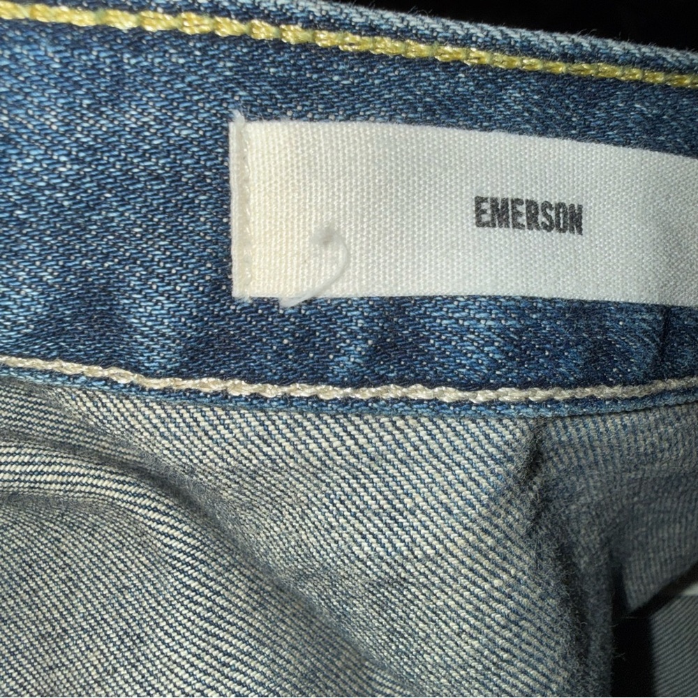 Nili Lotan Emerson Wide Barrel Leg Denim Jeans Pants-Classic Wash-Size 30 - Picture 12 of 15